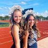 imageOaoleer 12pcs Glitter Cheer Bows for Cheerleading 7 Large Shiny Cheer Hair Bows Ponytail Holder for Cheerleader Girls Softball Sports BlueSilver