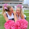 image:imageOAOLEER 6PCS Glitter Cheer Hair Bows for Cheerleading Sparkly Leather Ponytail Holder Elastic Band Handmade Hair Tie for Cheerleader Teen Girls College Sports SilverPink