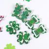 image:imageOAOLEER 6PCS St Patricks Day Hair Bows Clips for Girls Grosgrain Ribbon Green Clover Hair Bows Lucky Irish Party Bowknot Hairpins Barrette for Women Chirld Kids St PatricksESt PatricksD