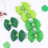image:imageOAOLEER 6PCS St Patricks Day Hair Bows Clips for Girls Grosgrain Ribbon Green Clover Hair Bows Lucky Irish Party Bowknot Hairpins Barrette for Women Chirld Kids St PatricksESt PatricksE