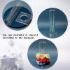 image:imageOAOLEER Acrylic Headband Holder and 2Pcs Scrunchie Holder Stand Clear Jewelry Organizer for Teen Girl Women Gifts The Perfect Scrunchy Display Organizer