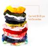 image:imageOAOLEER Acrylic Headband Holder and 2Pcs Scrunchie Holder Stand Clear Jewelry Organizer for Teen Girl Women Gifts The Perfect Scrunchy Display Organizer