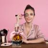 image:imageOAOLEER Acrylic Headband Holder and 2Pcs Scrunchie Holder Stand Clear Jewelry Organizer for Teen Girl Women Gifts The Perfect Scrunchy Display Organizer