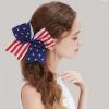 image:image12pcs 8 American Flag Cheer Bows for Girls Oaoleer 4th of July Cheerleading Hair Bow Independence Day Hair Accessories for Teens Women GirlsColor G