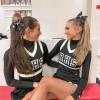 image:imageOaoleer 12Pcs Small Glitter Cheer Bows for Cheerleader45inch Rhinestones Hair Bow Elastic Band Ponytail Holder for Cheerleading Girls Sports GreenBlack
