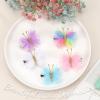 image:imageOaoleer Butterfly Hair Clips 10PCS Mini Satin Hair Bow Colorful Barrettes for Baby Girls Women Halloween Cosplaying Party Decor 2Tulle Butterfly