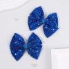 image:imageOAOLEER 2PCS Hair Bows for Girls Blue Sparkly Glitter Toddler Bows with Alligator Clips Girl Hair Accessories for Kids Teen Back to School BlueBlue