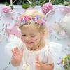 image:imageOAOLEER Glitter Headband for Girls Flower Girl Headpiece Gold Sparkly Sequin Hair Bow Headband for Girls Toddler Kid Bow Head Band