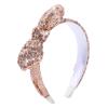 image:imageOAOLEER Glitter Headband for Girls Flower Girl Headpiece Red Sparkly Sequin Hair Bow Headband for Girls Toddler Kid Bow Head Band