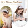 image:imageOAOLEER Glitter Headband for Girls Flower Girl Headpiece Red Sparkly Sequin Hair Bow Headband for Girls Toddler Kid Bow Head Band