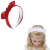 image:imageOAOLEER Glitter Headband for Girls Flower Girl Headpiece Sparkly Sequin Hair Bow Headband for Girls Toddler Kid Bow Head Band