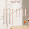 image:imageOaoleer Scrunchies Holder Hanger Hair Tie Organizer Hair Accessories Hair Bow Clips Organizer for Girls Women PinkPink