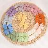 image:imageOAOLEER Hair Bows 80Pcs 3 Inch Grosgrain Ribbon Pinwheel Hair Clips for Girls Kids DIY Letter Printed Accessories3inch24pcs