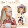 image:imageOAOLEER Hair Bows 80Pcs 3 Inch Grosgrain Ribbon Pinwheel Hair Clips for Girls Kids DIY Letter Printed Accessories3inch24pcs