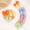image:imageOAOLEER Hair Bows 80Pcs 3 Inch Grosgrain Ribbon Pinwheel Hair Clips for Girls Kids DIY Letter Printed Accessories3inch24pcs
