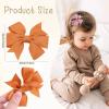 image:imageOAOLEER Hair Bows 80Pcs 3 Inch Grosgrain Ribbon Pinwheel Hair Clips for Girls Kids DIY Letter Printed Accessories3inch24pcs
