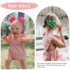 image:imageOAOLEER Hair Bows 80Pcs 3 Inch Grosgrain Ribbon Pinwheel Hair Clips for Girls Kids DIY Letter Printed Accessories3inch40pcs Bows