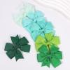 image:imageOAOLEER Hair Bows 80Pcs 3 Inch Grosgrain Ribbon Pinwheel Hair Clips for Girls Kids DIY Letter Printed Accessories3inch60pcs Bows