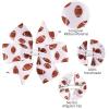 image:imageOAOLEER Hair Bows 80Pcs 3 Inch Grosgrain Ribbon Pinwheel Hair Clips for Girls Kids DIY Letter Printed Accessories40PCS Ball Hair Bows