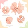 image:imageOAOLEER Hair Bows 80Pcs 3 Inch Grosgrain Ribbon Pinwheel Hair Clips for Girls Kids DIY Letter Printed Accessories80PCS Pinwheel Hair Bows