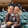 image:imageOAOLEER 32PCS 8 Large Cheer Hair Bows for Cheerleader Big Jumbo Black Cheering Hair Bows Ponytail Holder Elastic Band Handmade for Cheerleading College Sports BlackBlack