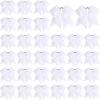 image:imageOAOLEER 32PCS 8 Large Cheer Hair Bows for Cheerleader Big Jumbo Black Cheering Hair Bows Ponytail Holder Elastic Band Handmade for Cheerleading College Sports BlackWhite