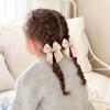 image:imageOAOLEER 6PCS Hair Bows for Girls Bow Hair Clips for Girls Ribbon With Alligator Clips Girl Hair Accessories for Kids Teen Back to School PinkBlueYellowBeige Series