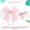 image:imageOAOLEER 6PCS Hair Bows for Girls Bow Hair Clips for Girls Ribbon With Alligator Clips Girl Hair Accessories for Kids Teen Back to School PinkBlueYellowPinkBlueYellow