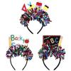 image:imageOAOLEER 3pcs Back to School Headbands Yellow Pencil Hairband for Girls Teachers School Hair Accessories for First Day of School