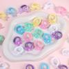 image:imageOAOLEER 48PCS Baby Hair Ties Toddler Hair Ties No Damage with Flower Soft Elastic Ponytail Holders Hair Accessories for Thick Hair Infants Baby Toddlers Little Girls 1 Inch