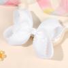 image:image2PCS Oaoleer Layered Grosgrain Ribbon Alligator Hair Clips 45inch Barrettes for Girls Infants Toddlers Kids and Teens WhiteWhite