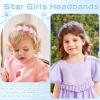 image:imageOAOLEER 4 PCS Heart Headbands for GirlsGlitter Girls Hairbands Sparkly Hair Accessories for Birthday Party PromsStar