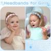 image:imageOAOLEER 4 PCS Heart Headbands for GirlsGlitter Girls Hairbands Sparkly Hair Accessories for Birthday Party PromsStar