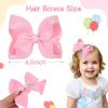 image:imageOAOLEER 50Pcs 45 Hair Bows for Girls Grosgrain Ribbon Hair Bows Clips Alligator Clips Barrettes Hair Accessories Back to School Party 45 inch 1 Count Pack of 5045 inch