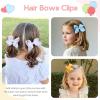 image:imageOAOLEER 50Pcs 45 Hair Bows for Girls Grosgrain Ribbon Hair Bows Clips Alligator Clips Barrettes Hair Accessories Back to School Party 45 inch 1 Count Pack of 503 inch