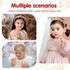 image:imageOAOLEER Headband for Girls Glitter HeadbandFlower Headbands Floral Hair Bands Hoops Accessories for Girls Toddlers Kids Teens