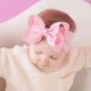 image:imageOAOLEER 3PCS Baby Girls Bows Headbands Nylon Hairbands Ribbon Bow Elastic Hair Accessories for Newborns Infants Toddlers and Kids PinkPink