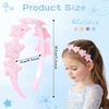 image:imageOAOLEER 4 PCS Star Headbands for Girls Princess Crown Hairbands for Girls Toddler Tiara Crown Hair Accessories for Birthday Party Proms
