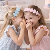 image:imageOAOLEER 4PCS Headband for Girls Heart Head BandsFlower Headbands Floral Hair Bands Non Slip Hoops Accessories for Girls Toddlers Kids Teens ChildrenButterfly Headbands 1 Count Pack of 4