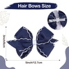 image:imageOAOLEER 5 2PCS Hair Bows for Girls Purple Grosgrain Ribbon Bows Hair Alligator Clips Hair Accessories for Girls Infants Toddlers Kids Teens Children PurpleNavy