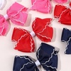 image:imageOAOLEER 5 2PCS Hair Bows for Girls Purple Grosgrain Ribbon Bows Hair Alligator Clips Hair Accessories for Girls Infants Toddlers Kids Teens Children PurpleRed