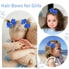image:imageOAOLEER 5 2PCS Hair Bows for Girls Purple Grosgrain Ribbon Bows Hair Alligator Clips Hair Accessories for Girls Infants Toddlers Kids Teens Children PurpleBlue