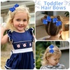 image:imageOAOLEER 5 2PCS Hair Bows for Girls Purple Grosgrain Ribbon Bows Hair Alligator Clips Hair Accessories for Girls Infants Toddlers Kids Teens Children PurpleBlue