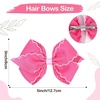 image:imageOAOLEER 5 2PCS Hair Bows for Girls Purple Grosgrain Ribbon Bows Hair Alligator Clips Hair Accessories for Girls Infants Toddlers Kids Teens Children PurplePink