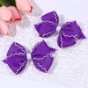 image:imageOAOLEER 5 2PCS Hair Bows for Girls Purple Grosgrain Ribbon Bows Hair Alligator Clips Hair Accessories for Girls Infants Toddlers Kids Teens Children PurplePurple