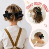 image:imageOaoleer 2 PCS Hair Bows for Girls Red Grosgrain Ribbon Bow Alligator Clip Hair Accessories for Girls Infants Toddlers Kids Teens Children RedBlack