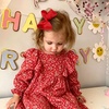 image:imageOaoleer 2 PCS Hair Bows for Girls Red Grosgrain Ribbon Bow Alligator Clip Hair Accessories for Girls Infants Toddlers Kids Teens Children RedRed