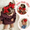 image:imageOaoleer 2 PCS Hair Bows for Girls Red Grosgrain Ribbon Bow Alligator Clip Hair Accessories for Girls Infants Toddlers Kids Teens Children RedRed