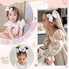 image:imageOaoleer 2 PCS Hair Bows for Girls Red Grosgrain Ribbon Bow Alligator Clip Hair Accessories for Girls Infants Toddlers Kids Teens Children RedWhite