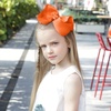image:imageOaoleer 8PCS Hair Bows for Girls Green Grosgrain Ribbon Boutique Bow Alligator Clips Hair Accessories for Toddlers Little Girls Kids 8inch 6inch 45inch 3inch in PairOrange